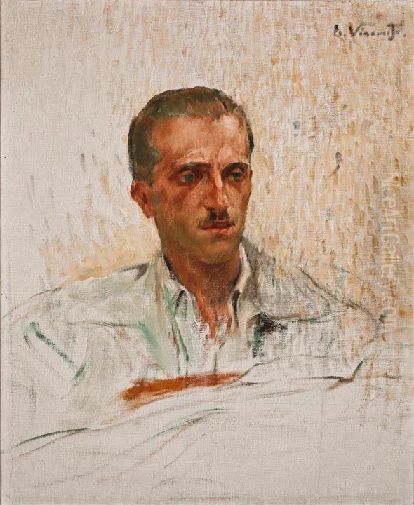 Meu filho Afonso Oil Painting by Eliseu Visconti