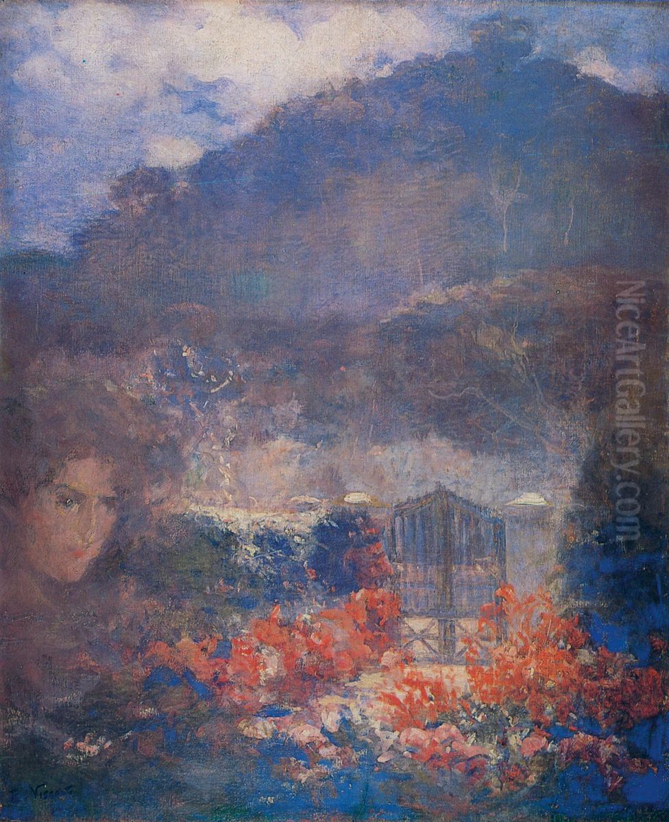 Evocacao de Louise Oil Painting by Eliseu Visconti