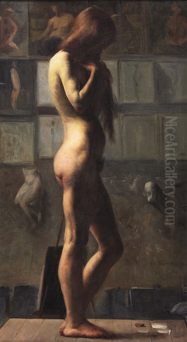 O modelo Oil Painting by Eliseu Visconti