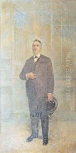 Retrato do Comendador Albino de Sa Coelho com Chapeu