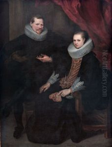 Dobbeltportraet af et aegtepar