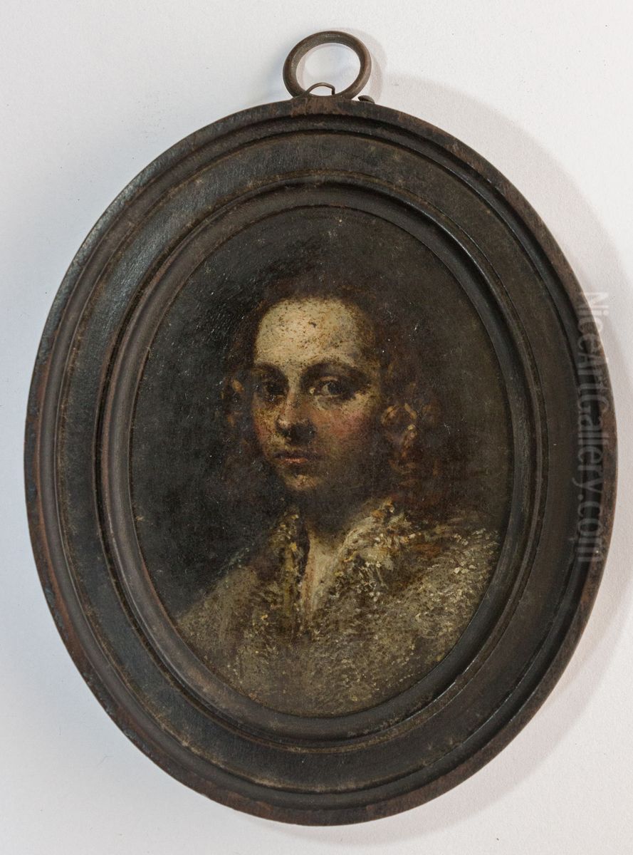 (Retrato de figura masculina), da colecao Museu Historico Nacional Oil Painting by Museu Historico Nacional collection