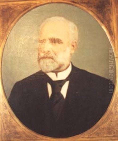 Conselheiro Francisco de Carvalho Soares Brandao, da colecao Museu Historico Nacional Oil Painting by Museu Historico Nacional collection