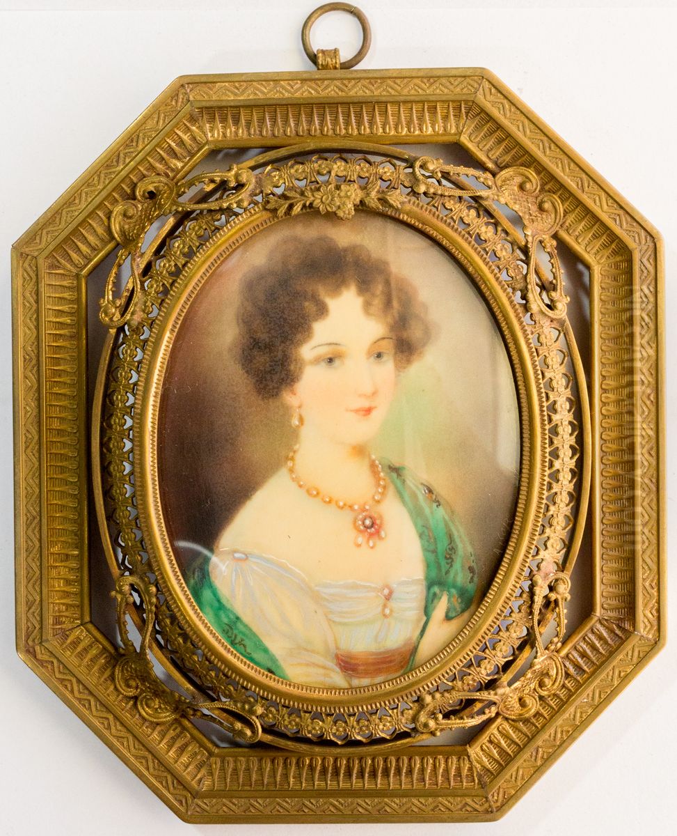 Eugenia de Beauharnais, da colecao Museu Historico Nacional Oil Painting by Museu Historico Nacional collection