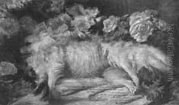 (Cachorro morto), da colecao Museu Historico Nacional Oil Painting by Rodolfo Amoedo