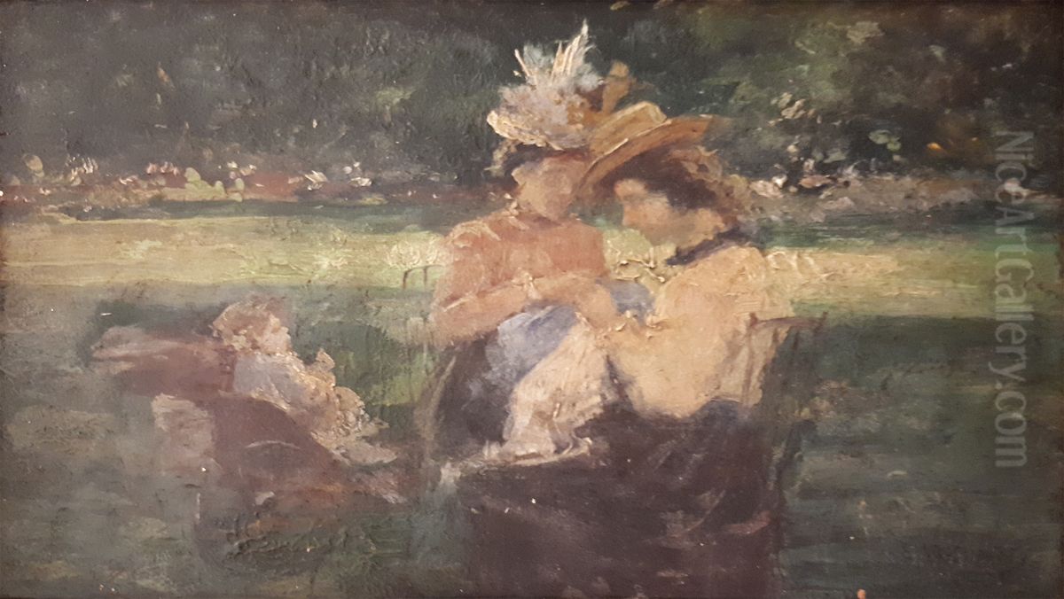 Luxemburgo Oil Painting by Eliseu Visconti