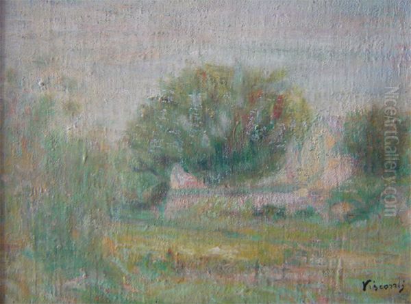 Paisagem de Saint Hubert Oil Painting by Eliseu Visconti