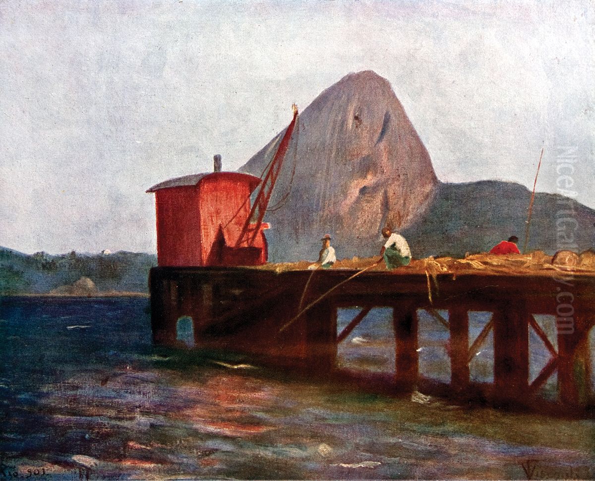 Pao de Acucar Oil Painting by Eliseu Visconti