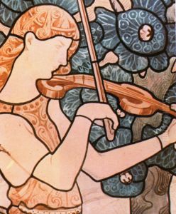 A Musica - Estudo para Vitral