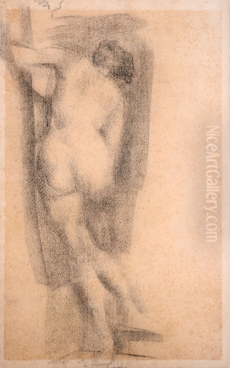 Nu de costas Oil Painting by Eliseu Visconti