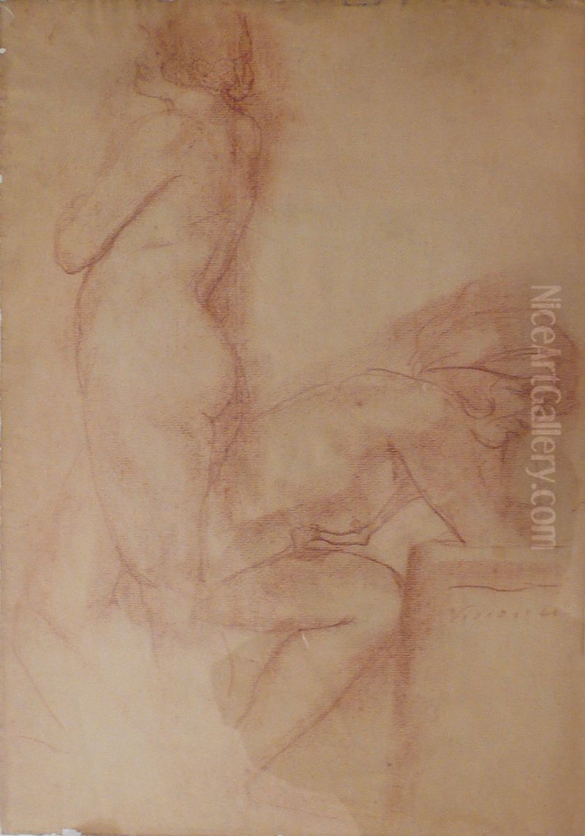 Nus Oil Painting by Eliseu Visconti