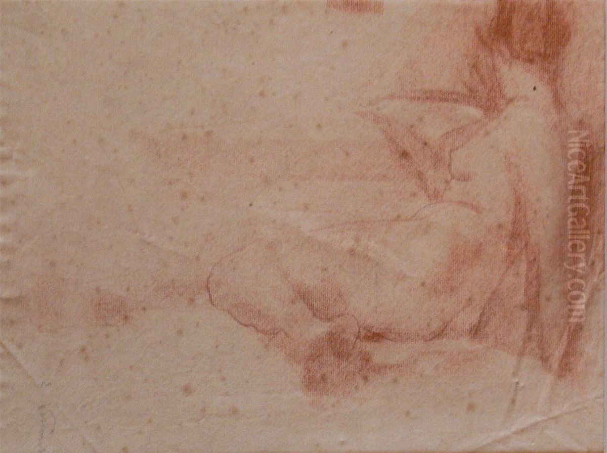 Nu feminino recostado Oil Painting by Eliseu Visconti