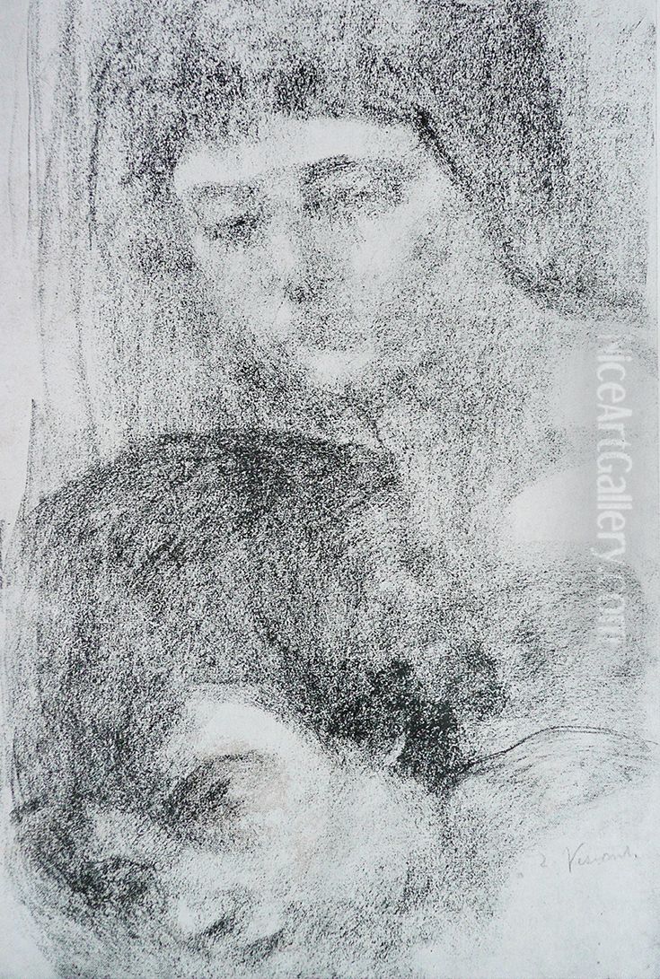 Cabecas femininas Oil Painting by Eliseu Visconti