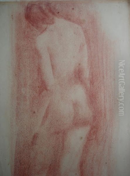 Nu feminino Oil Painting by Eliseu Visconti