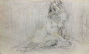 Nu feminino sentado