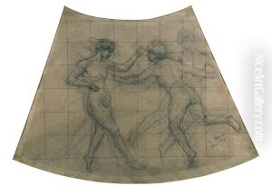 A Danca das Horas - Estudo para o teto/plafond do Theatro Municipal do Rio de Janeiro A Danca das Horas - Estudo para o teto/plafond do Theatro Municipal do Rio de Janeiro