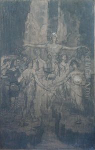 Instrucao (Solidariedade Humana) - Estudo para o painel da Biblioteca Nacional