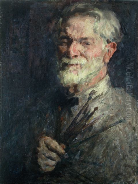 Autorretrato c.1940 Oil Painting by Eliseu Visconti