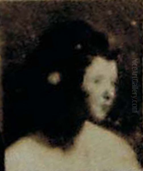 Retrato de Louise Oil Painting by Eliseu Visconti