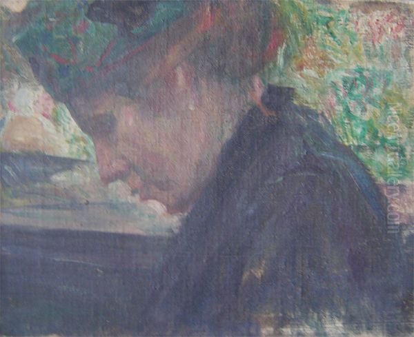 Louise Oil Painting by Eliseu Visconti