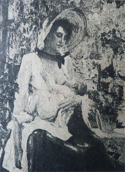 Mae Oil Painting by Eliseu Visconti