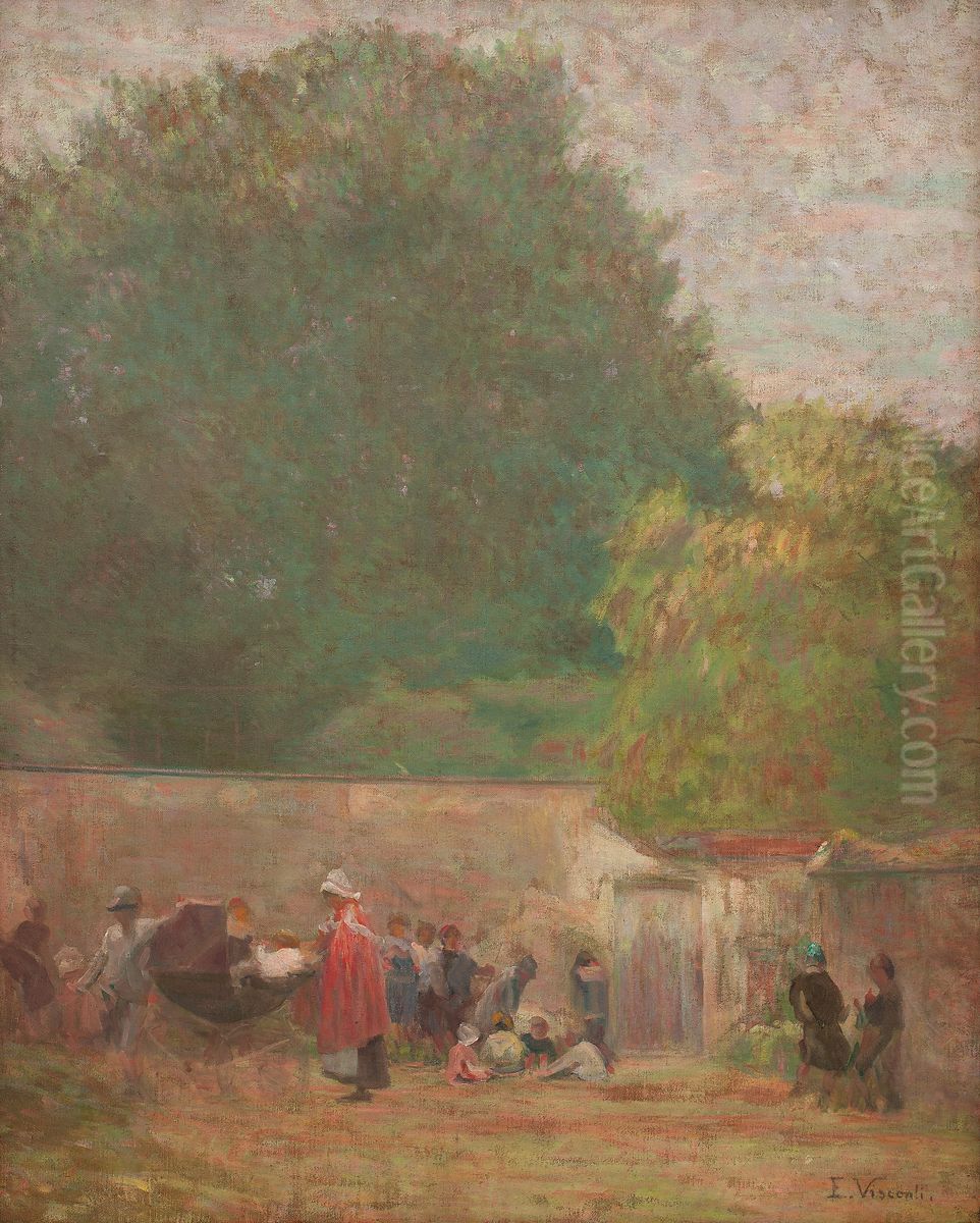 Saint Hubert Oil Painting by Eliseu Visconti