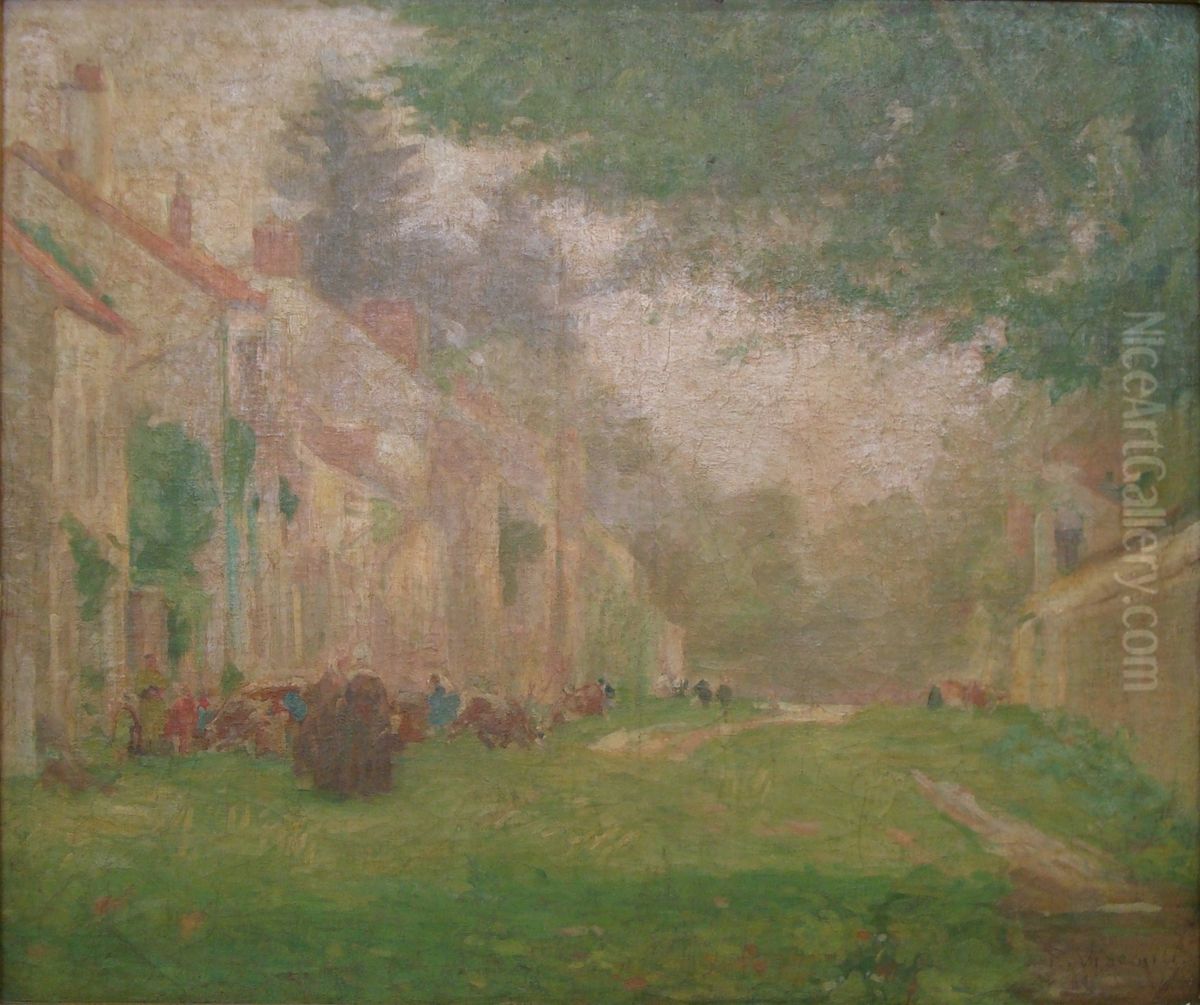 Paisagem de Saint Hubert Oil Painting by Eliseu Visconti