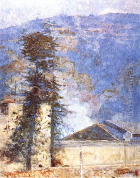 Morro de Santo Antonio Oil Painting by Eliseu Visconti
