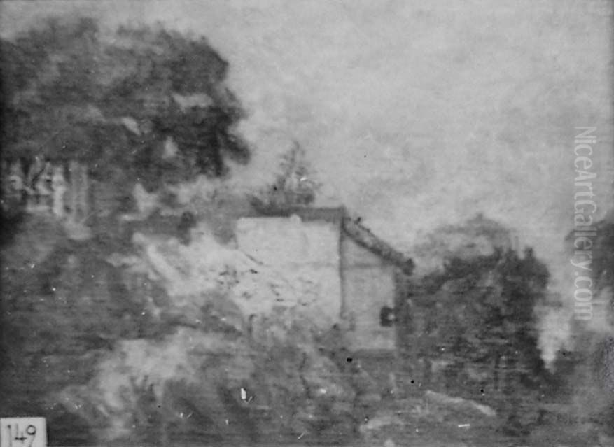 Morro de Santo Antonio Oil Painting by Eliseu Visconti