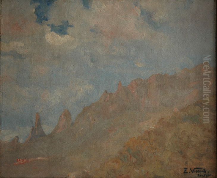 Serra de Teresopolis Oil Painting by Eliseu Visconti