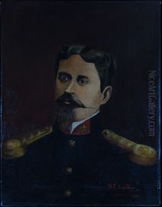 Homem em traje militar (1), da colecao Museu Historico Nacional