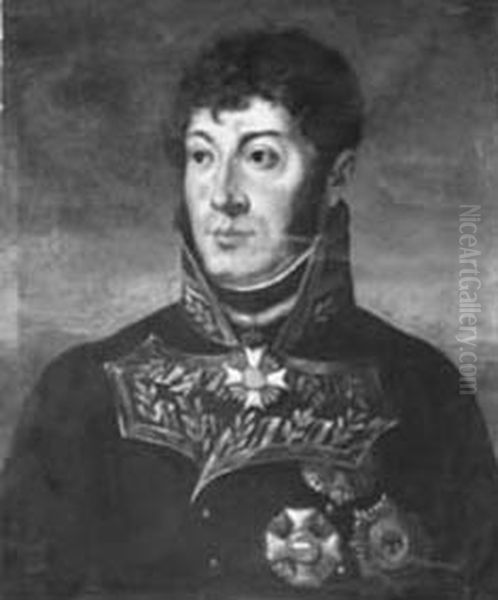 Principe de Metternich, da colecao Museu Historico Nacional Oil Painting by Museu Historico Nacional collection
