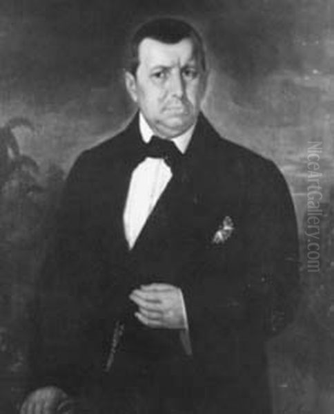 Barao de Vassouras, da colecao Museu Historico Nacional Oil Painting by E. Muller