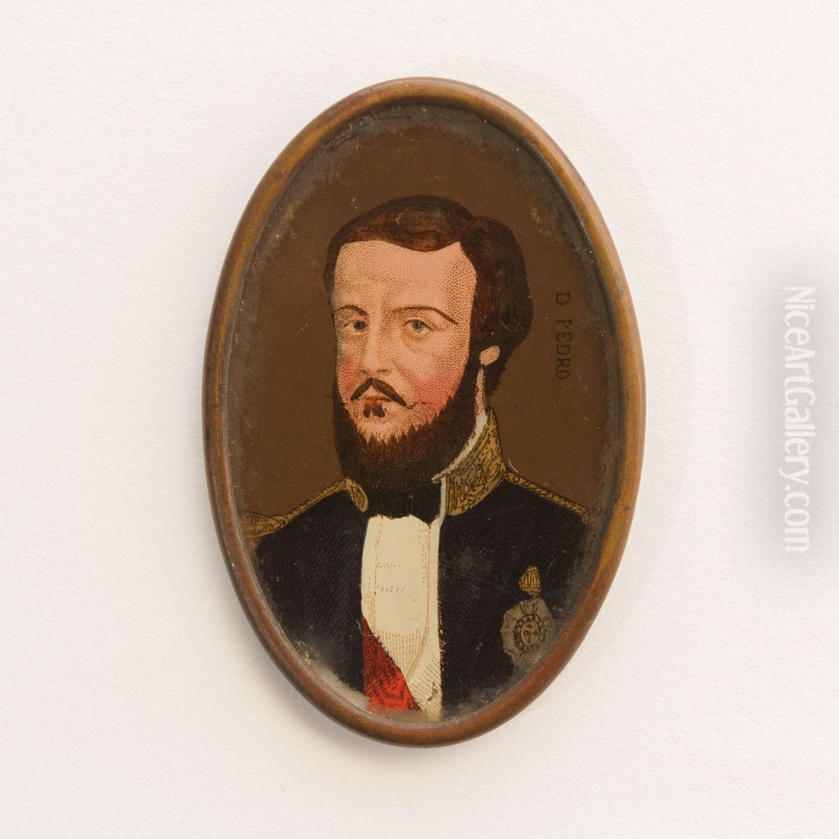 Pedro II (4), da colecao Museu Historico Nacional Oil Painting by Museu Historico Nacional collection