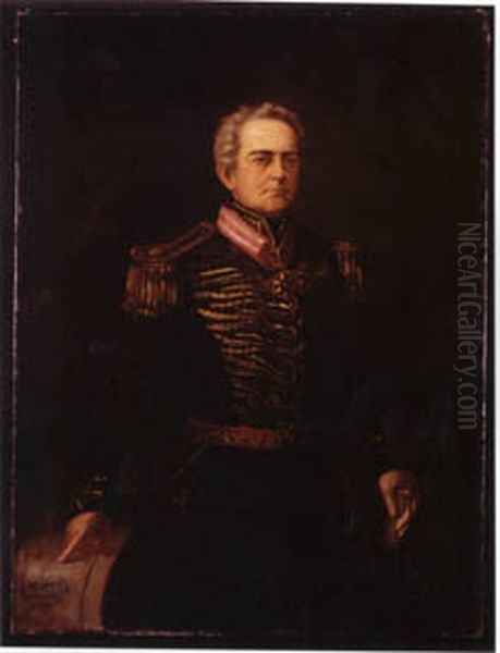 Rafael Tobias de Aguiar, da colecao Museu Historico Nacional Oil Painting by Ferdinand Krumholz