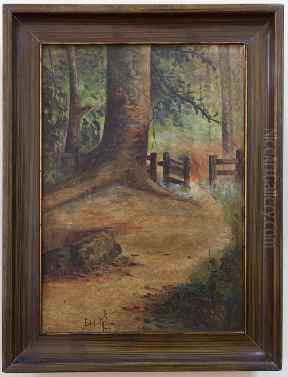 Porteira, da colecao Museu Historico Nacional Oil Painting by Eulalia Nascimento Silva