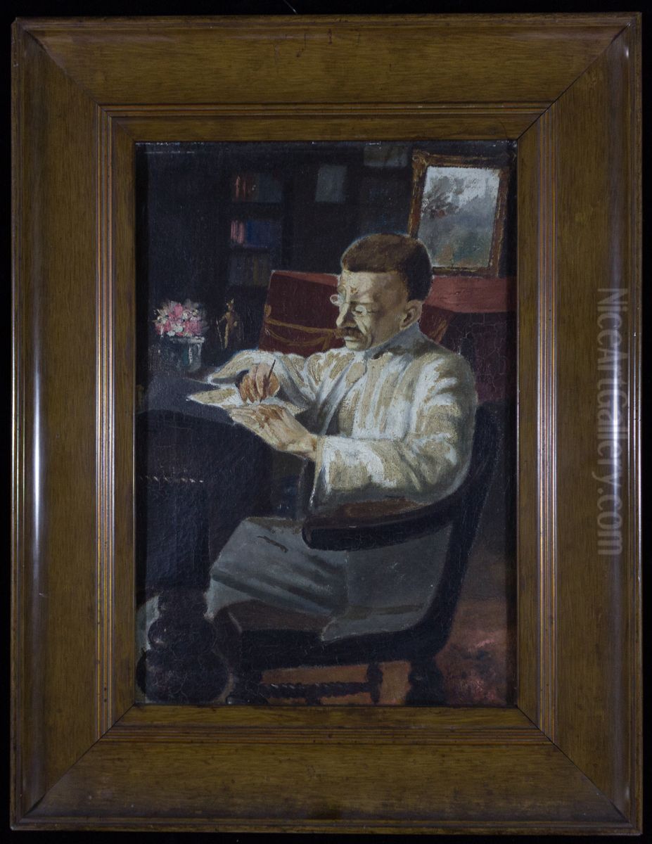 Coelho Neto, da colecao Museu Historico Nacional Oil Painting by Museu Historico Nacional collection