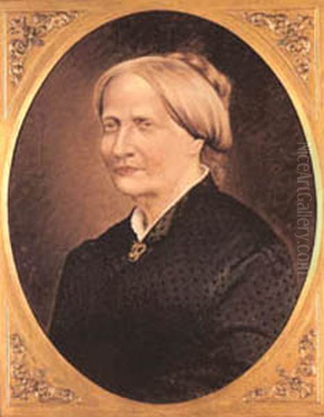 Teresa Cristina (4), da colecao Museu Historico Nacional Oil Painting by G. Rovello
