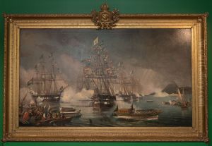 Chegada da Fragata Constituicao ao Rio de Janeiro, da colecao Museu Historico Nacional