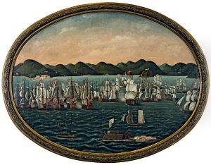 Visita de uma esquadra inglesa ao Rio de Janeiro, da colecao Museu Historico Nacional