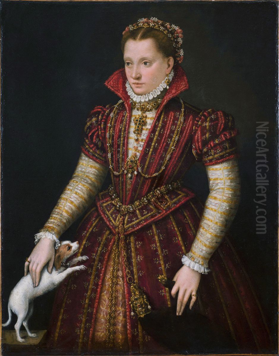 Portrait of a Noblewoman Oil Painting by Lavinia Fontana