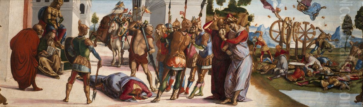 The Martyrdom of Saint Catherine of Alexandria Oil Painting by Luca Signorelli