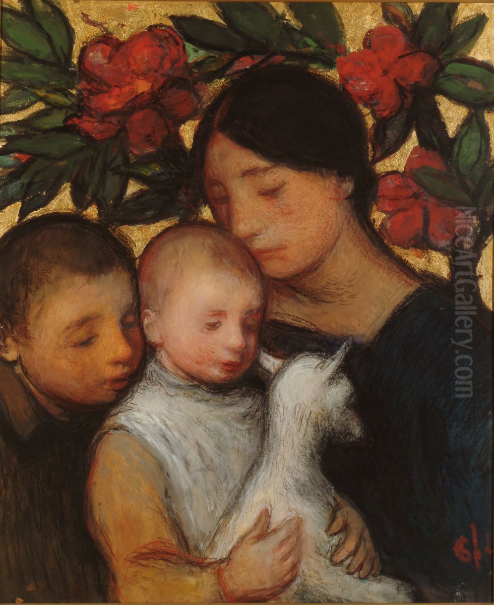 Mater Amabilis Oil Painting by Jakob Smits