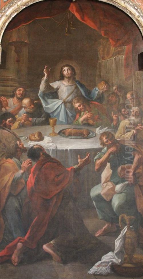 The Last Supper Oil Painting by Pedro Alexandrino de Carvalho