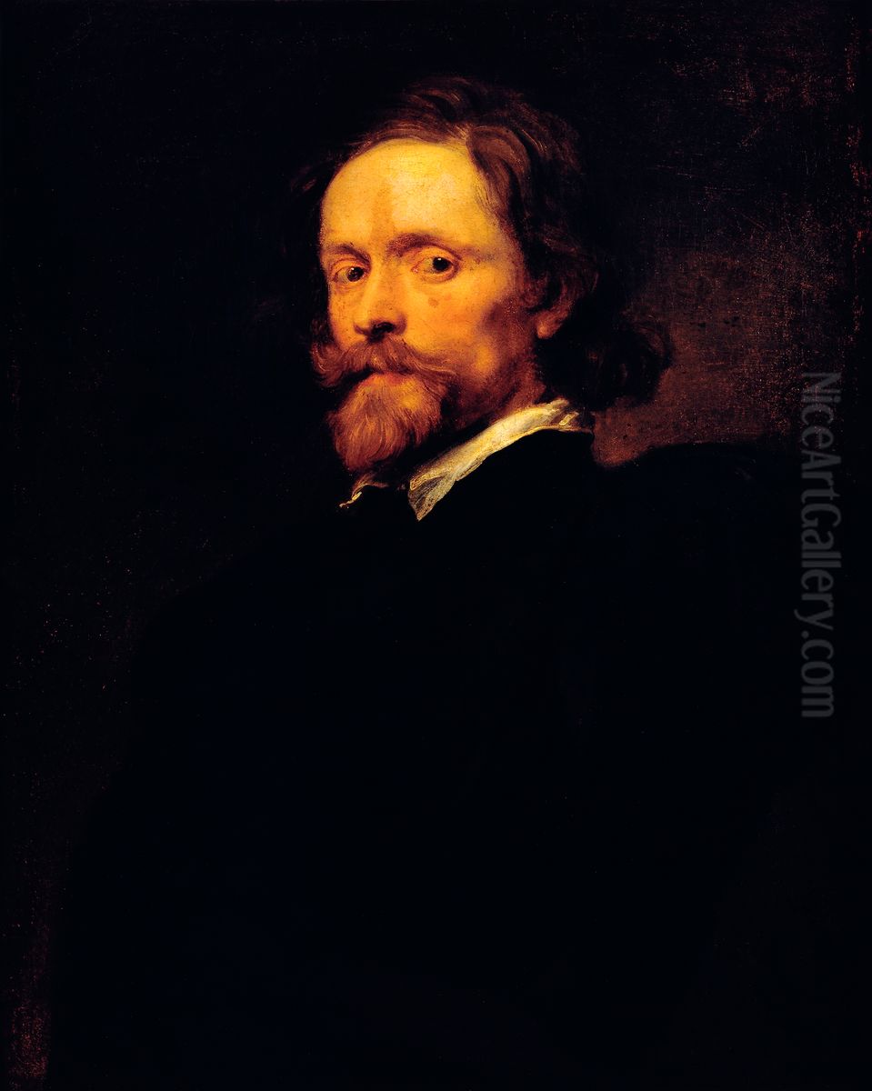 Portrait of Lucas Vorsterman the Elder Oil Painting by Sir Anthony Van Dyck