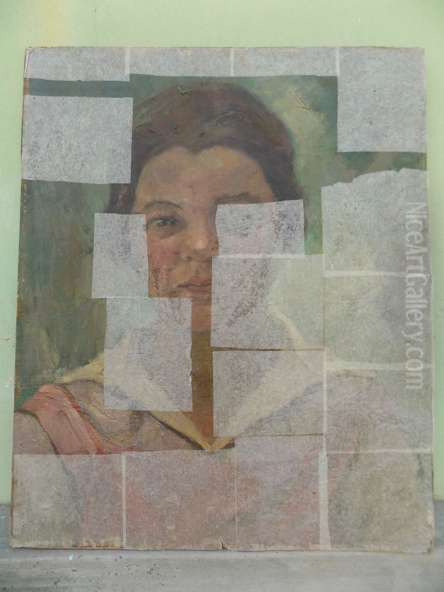 Lenka Oil Painting by Bela Pehan