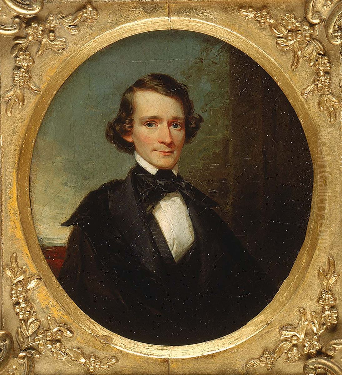 Portrait of a New York Gentleman Oil Painting by George Linen
