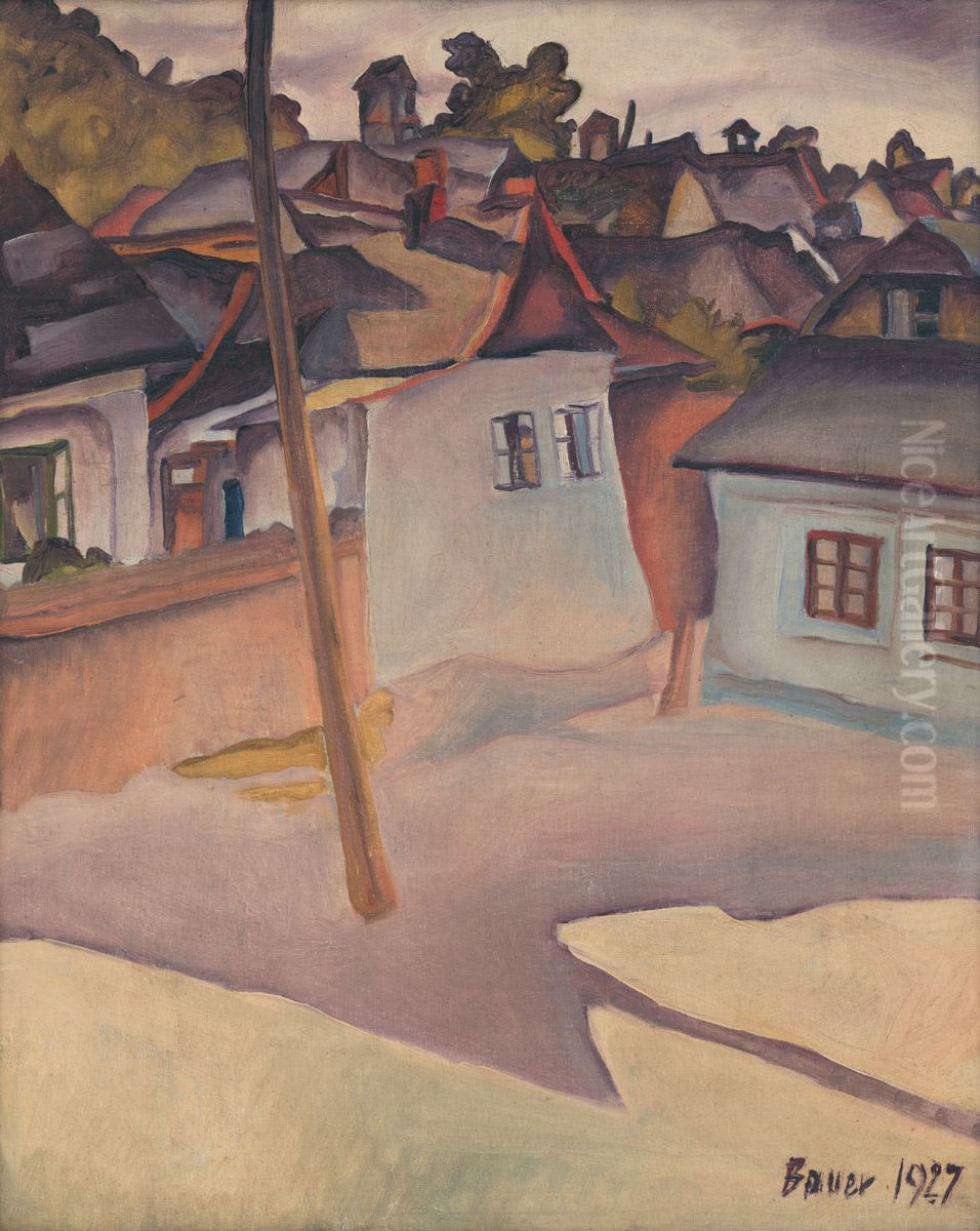 Cigansky tabor Oil Painting by Konstantin Bauer