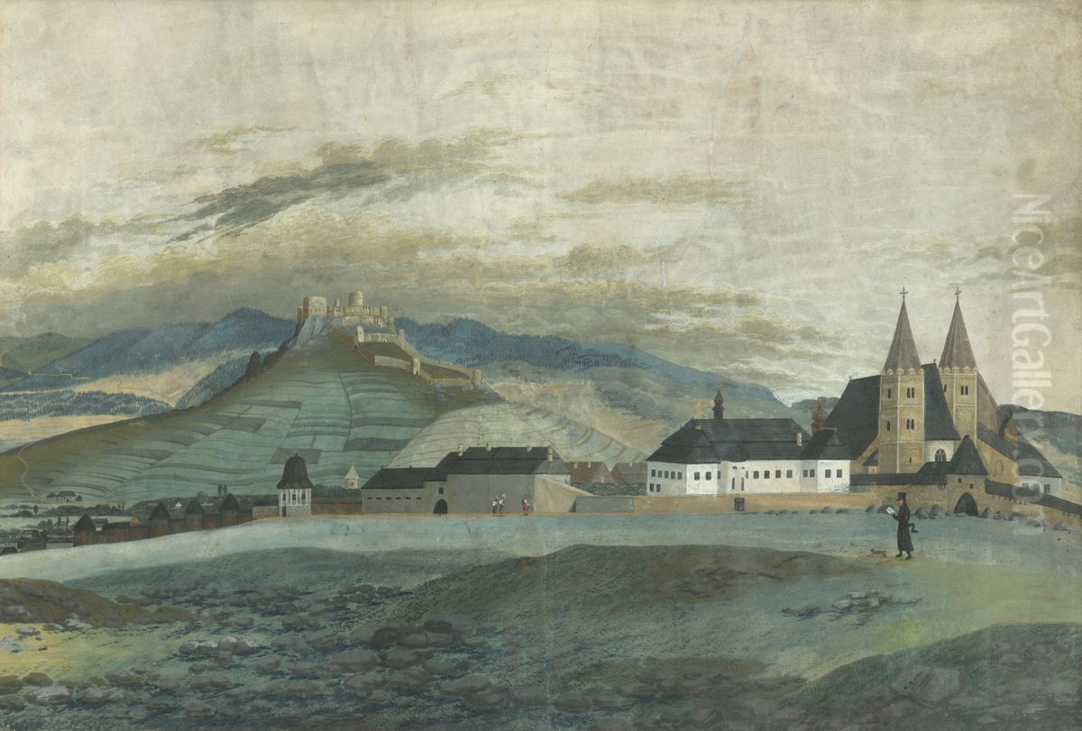 Spisska Kapitula Oil Painting by Gustav Adolf Muller