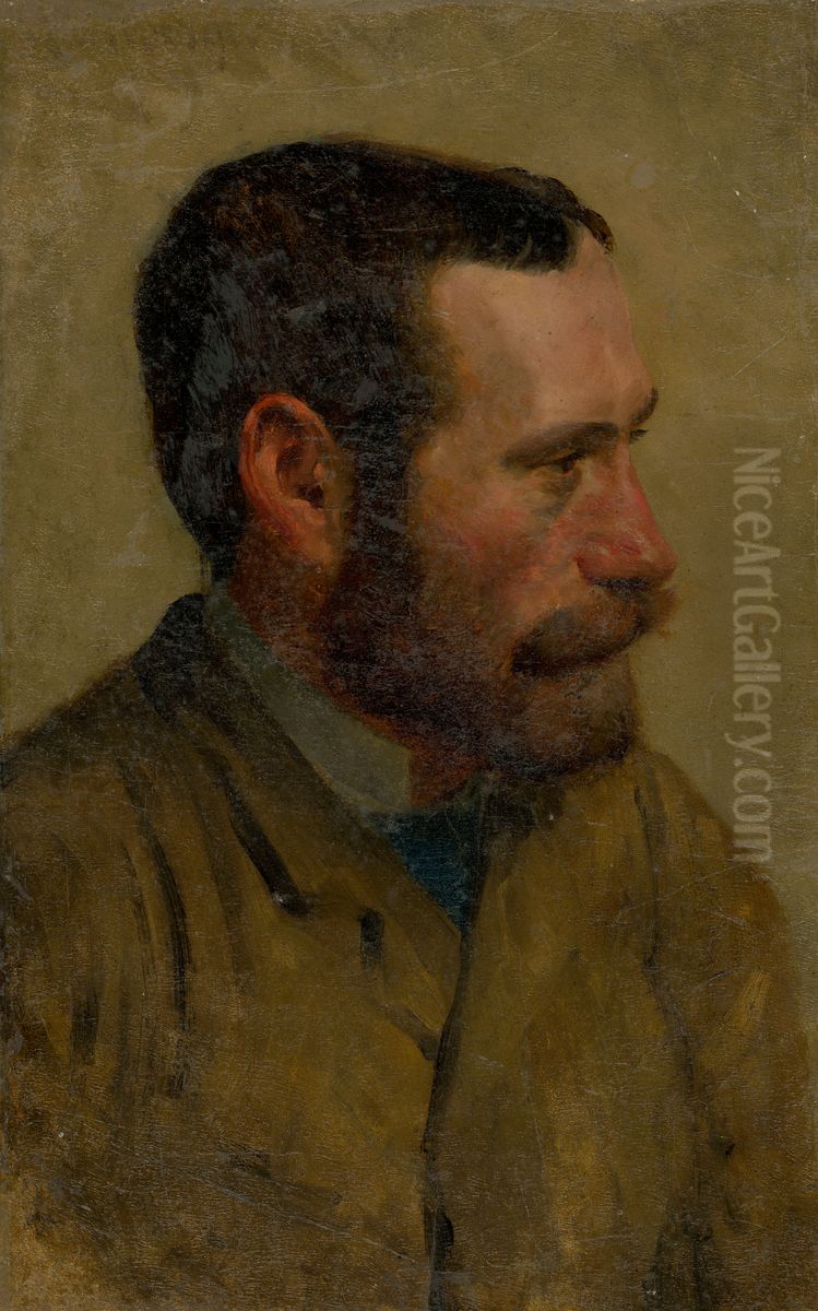 Vlastna podobizen Oil Painting by Nandor Katona